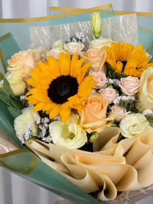 دسته گل طلای افتاب