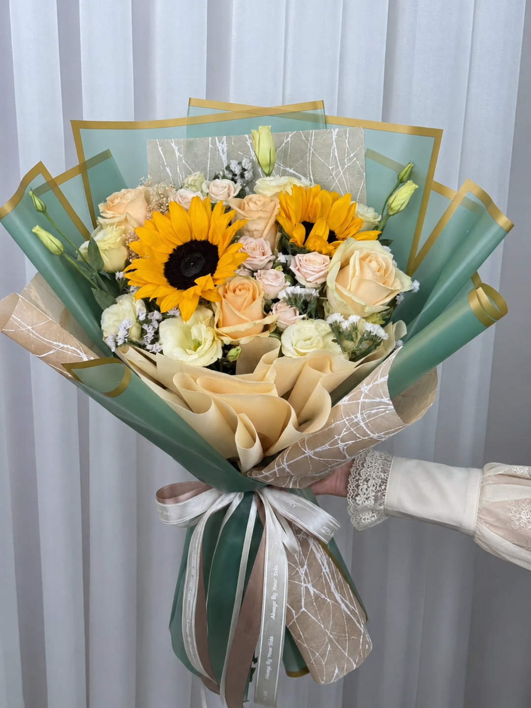 دسته گل طلای افتاب