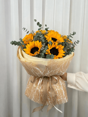 دسته گل گرد افتاب