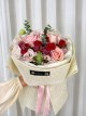 دسته گل رز و لیسیانتوس نوا