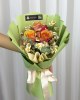 دسته گل رز ونتیج و بابونه سورن
