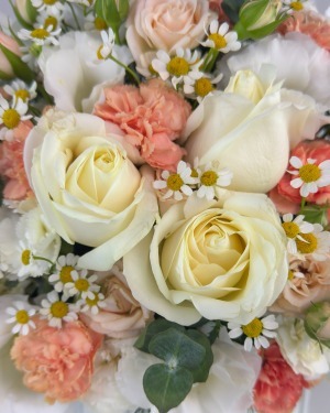 مینی باکس میخک و بابونه نوار